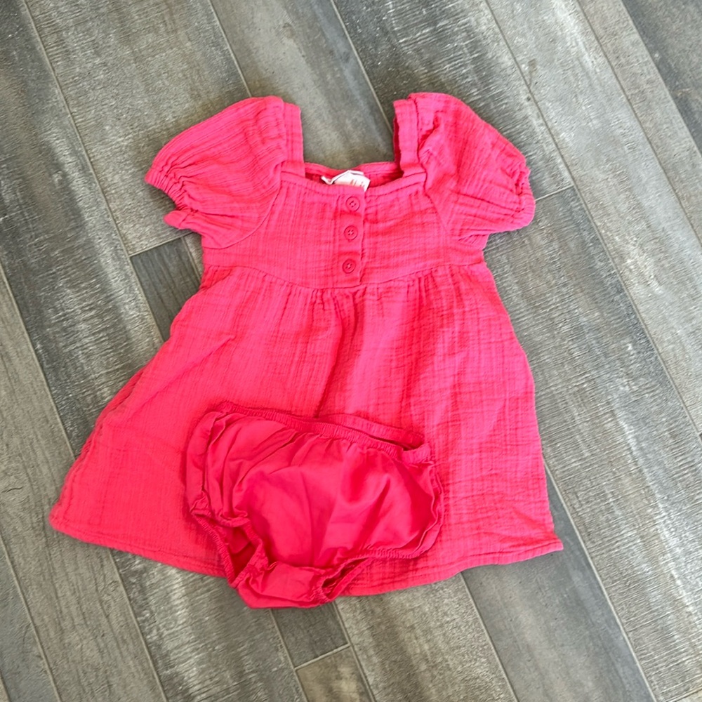 Vibrant pink dress